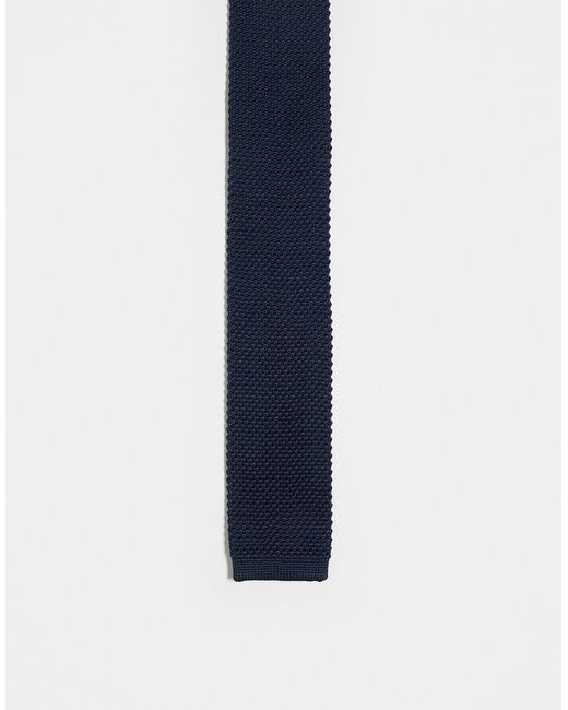 French Connection knit tie marine-