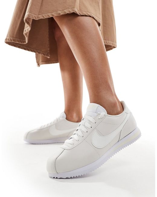 Nike Cortez leather sneakers off