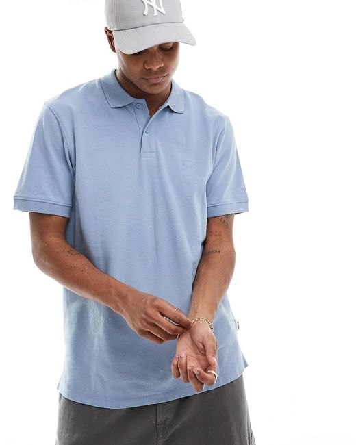 Wrangler short sleeve polo shirt blue-