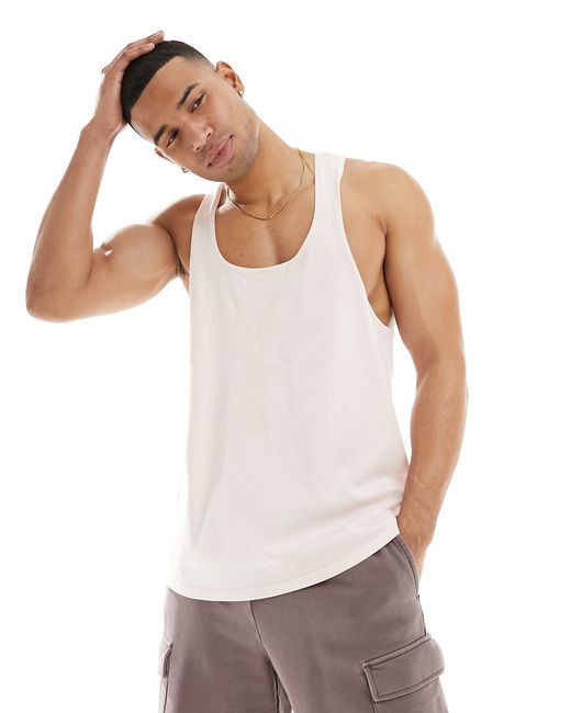 Asos 4505 Icon training stringer tank top with quick dry washed