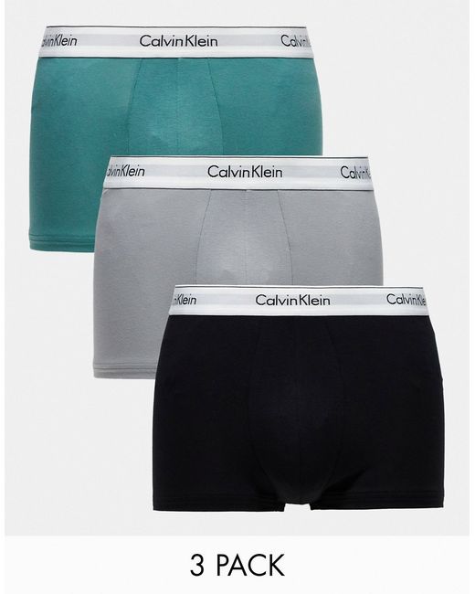 Calvin Klein Modern Cotton 3-pack stretch trunks