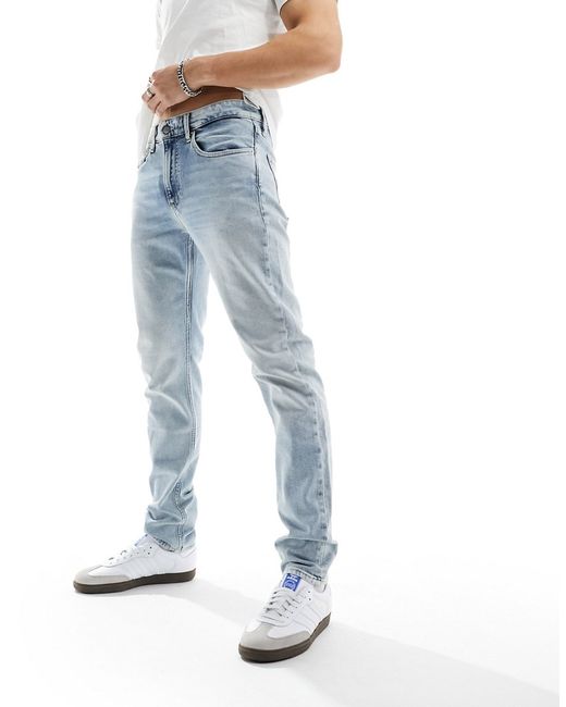 Calvin Klein Jeans slim tapered jeans light wash-