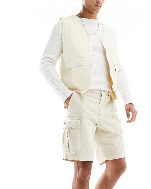 Tommy Jeans Ethan cargo shorts off