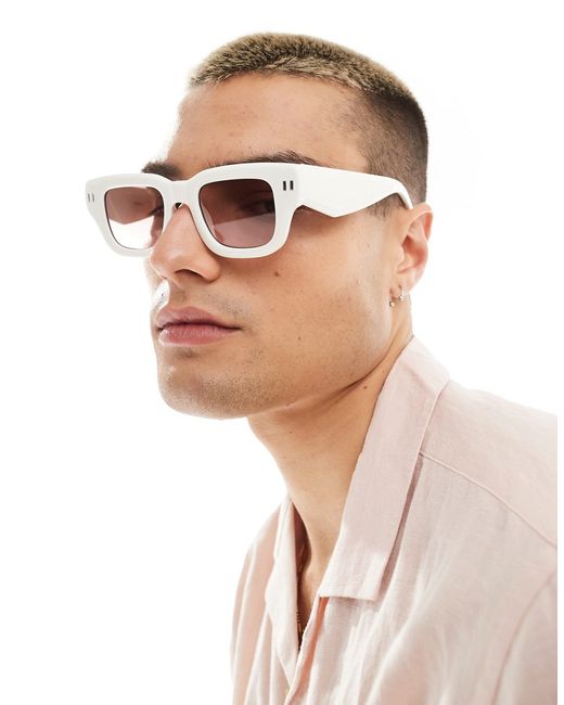 Asos Design square sunglasses