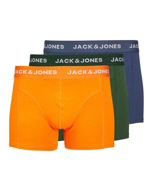 Jack & Jones 3 pack briefs with tonal waistband multi-