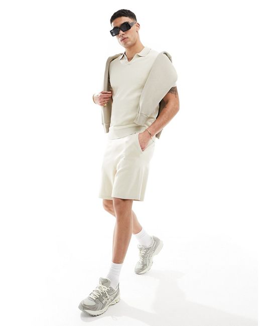 Selected Homme knitted short set