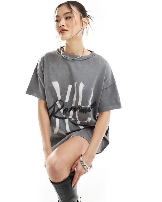 Murci Exclusive oversized graphic T-shirt washed