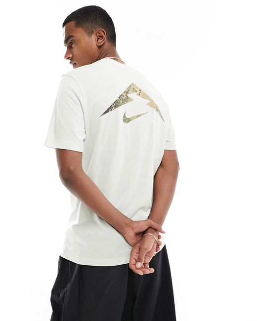 Nike Running Trail Dri-FIT logo T-shirt white-
