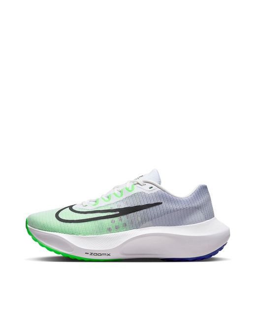 Nike Running Zoom Fly 5 sneakers and blue