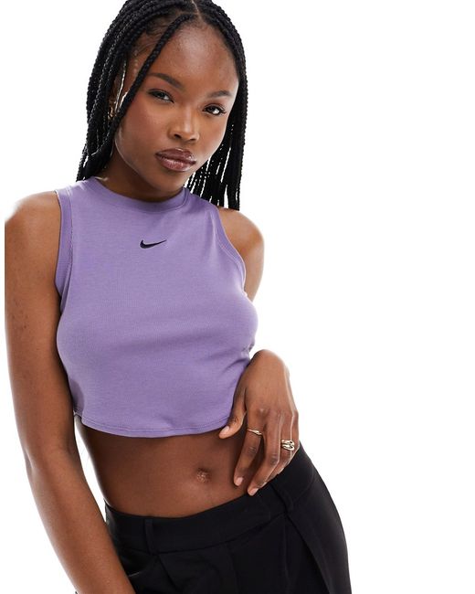 Nike Essentials tank top purple-