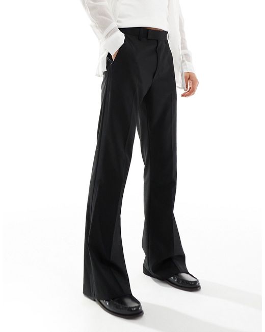 Asos Design flare tuxedo suit pants