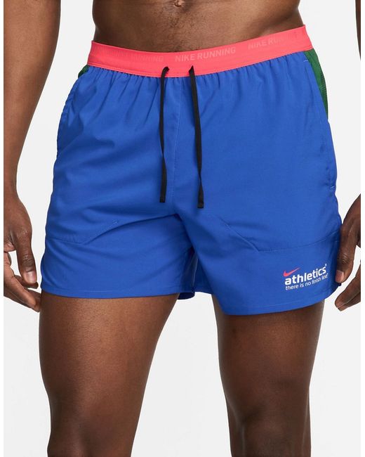 Nike Running Dri-Fit stride 5in shorts royal