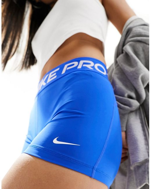 Nike Training Nike Pro Training Dri-FIT 3-inch shorts royal