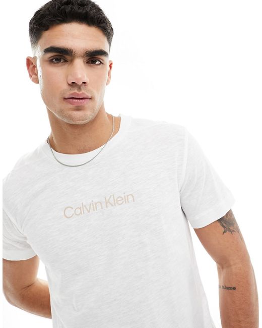 Calvin Klein lifestyle crew neck logo tee