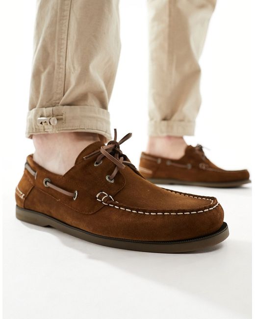 Tommy Hilfiger core suede boat shoes