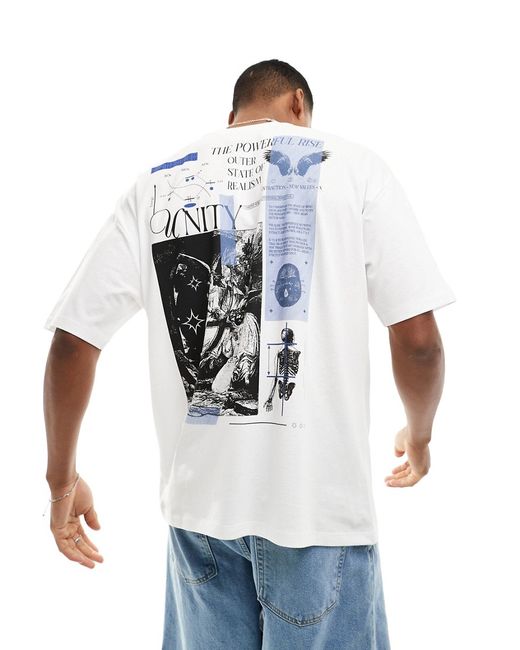 Asos Design oversized T-shirt with back print