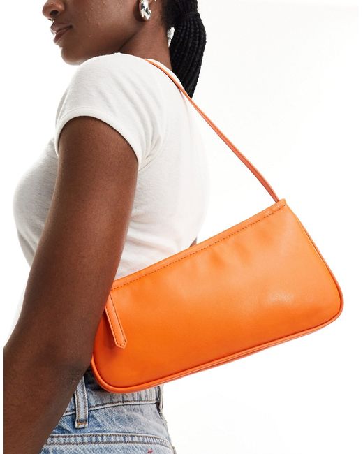 Asos Design asymmetric buckle shoulder bag