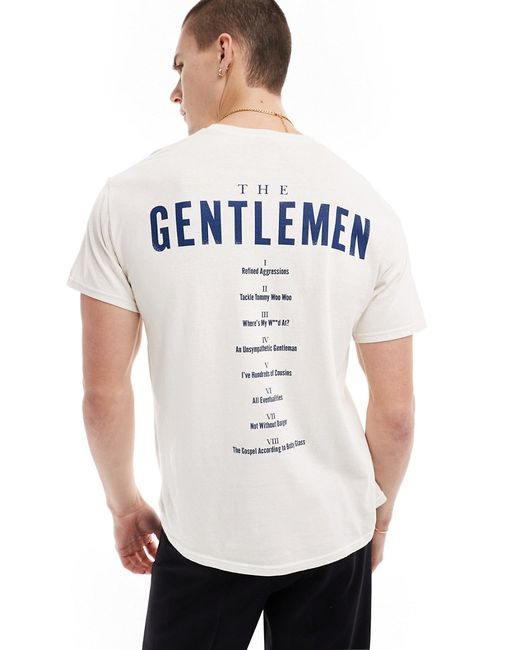 Asos Design oversized licensed t-shirt with Netflix The Gentlemen print off--