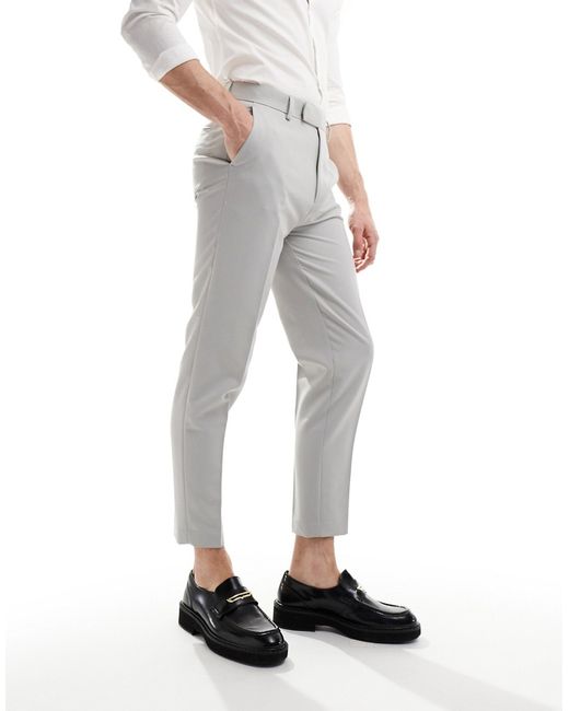 Asos Design smart tapered pants light