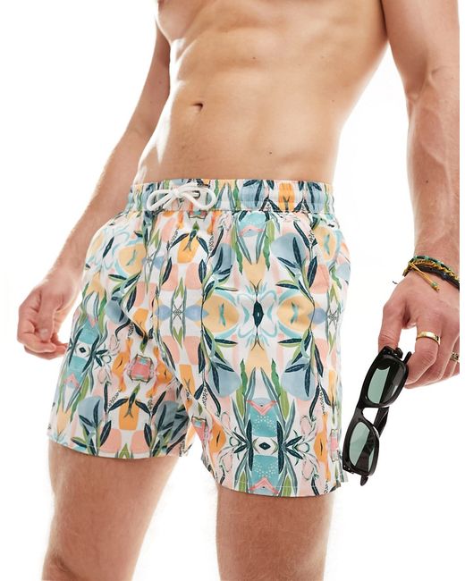 Another Influence swim shorts pastel fruit print part of a set-