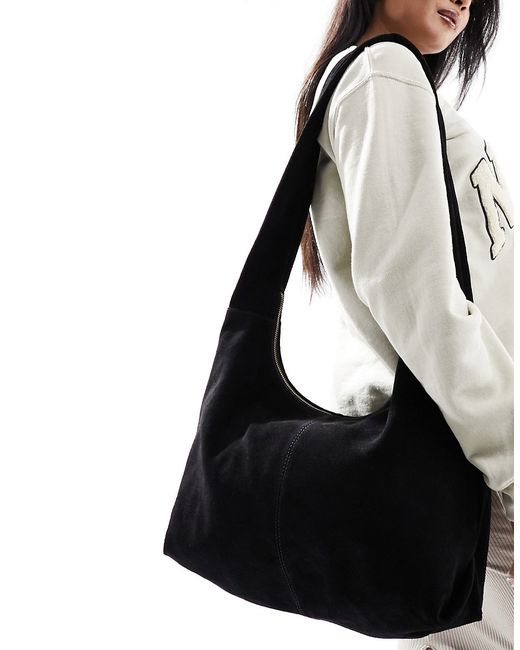 Asos Design suede sling tote bag