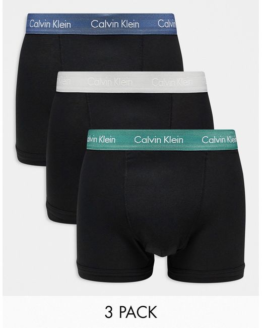 Calvin Klein Exclusive 3-pack of boxer briefs with contrast waistbands