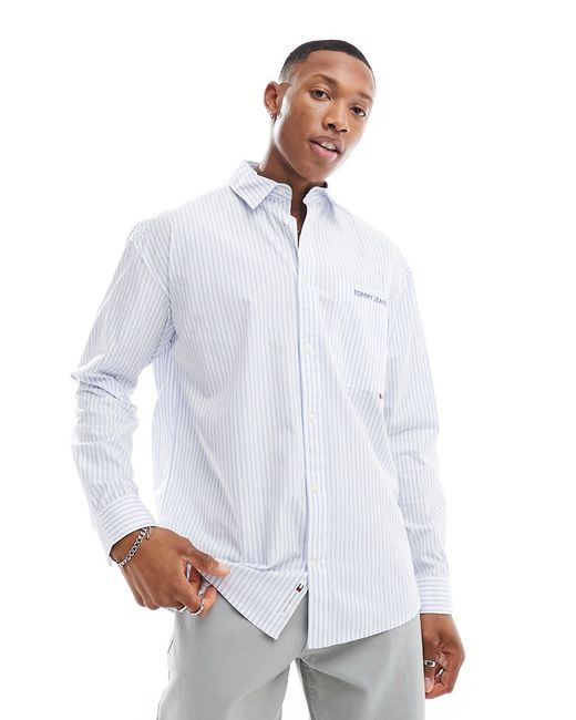 Tommy Jeans relaxed classic shirt stripe