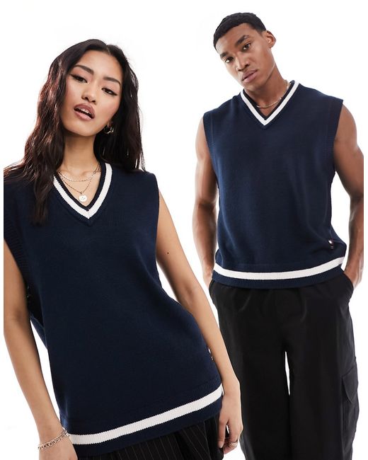 Tommy Jeans regular contrast tipping tank top