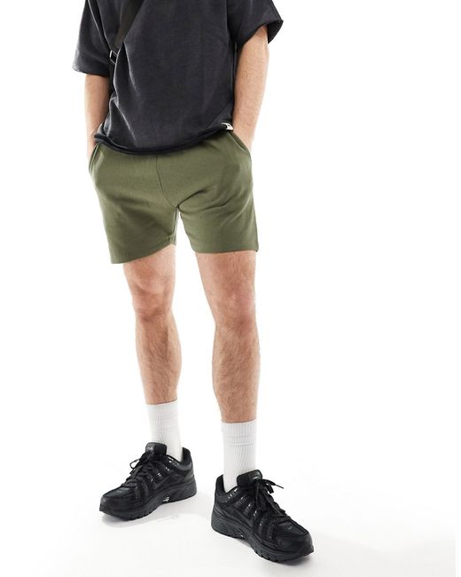 Asos Design skinny fit shorts khaki-