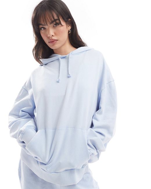 Asos Design oversized hoodie washed pastel
