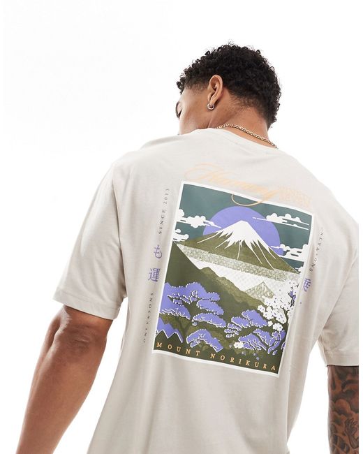 Only & Sons oversized T-shirt with Harmony back print
