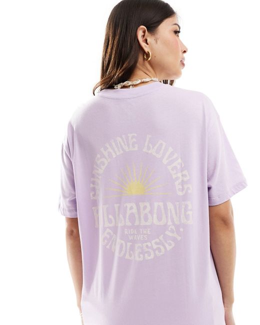 Billabong ride the waves T-shirt lilac-