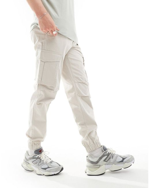 Jack & Jones relaxed fit cuffed cargo pants
