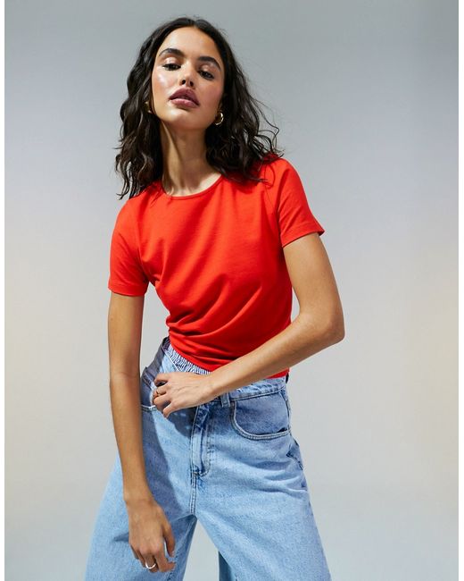 Asos Design fitted cropped t-shirt