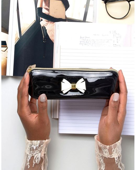 Ted Baker Curved Bow Pencil Case
