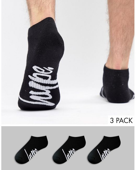 Hype 3 Pack Ankle Socks In