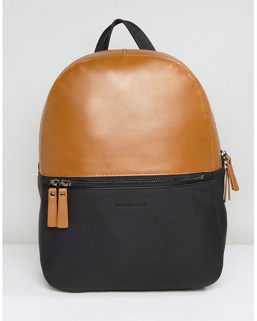 Smith & Canova Leather Backpack In