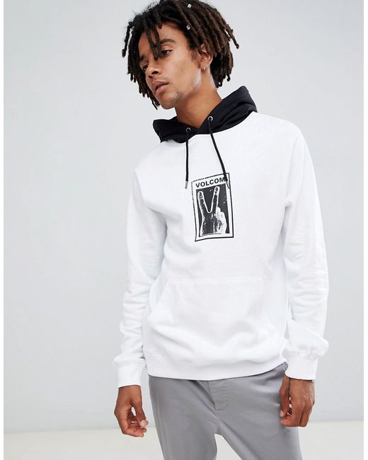 Volcom reload hoodie with print in