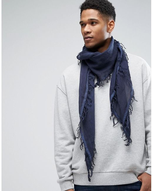 French Connection Scarf Navy