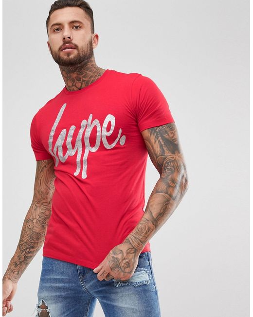 Hype Holidays T-Shirt In With Glitter Logo