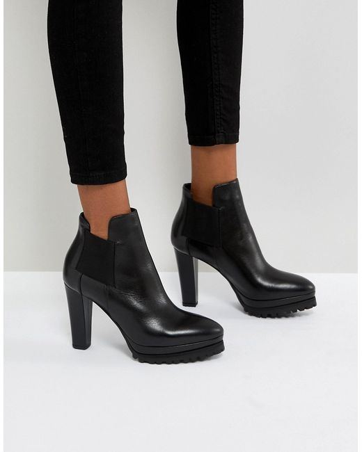 AllSaints Heeled Cutaway Ankle Boots