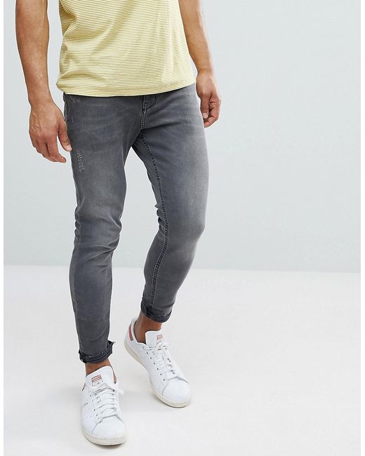 Pull & Bear Super Skinny Jeans In Mid