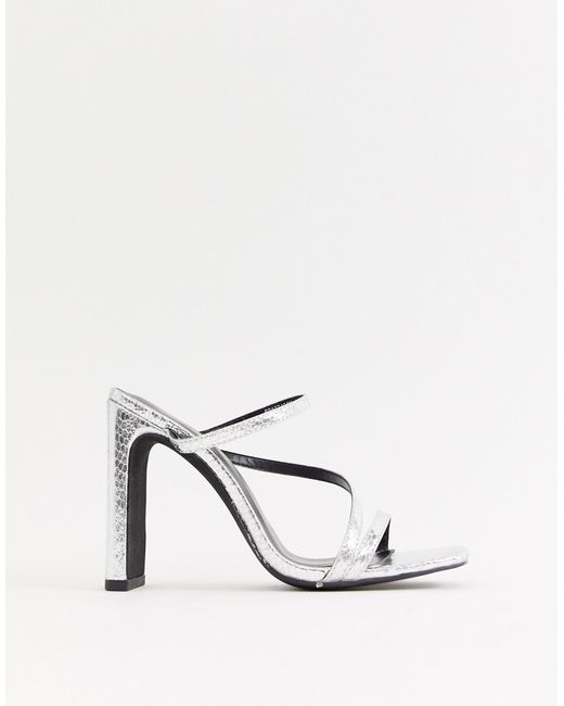 New Look square toe mule in