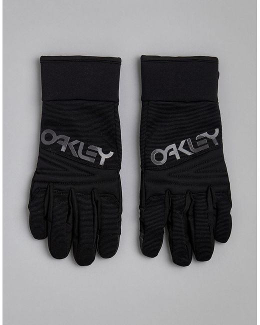 Oakley Snow Factory Park Gloves Etip Logo in