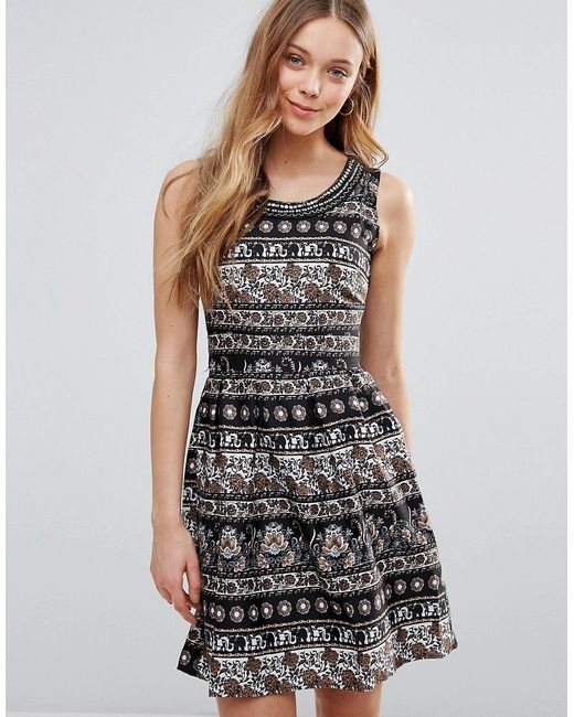Yumi Elephant Print Dress