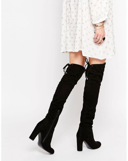 Carvela Pace Over The Knee Boots suedette