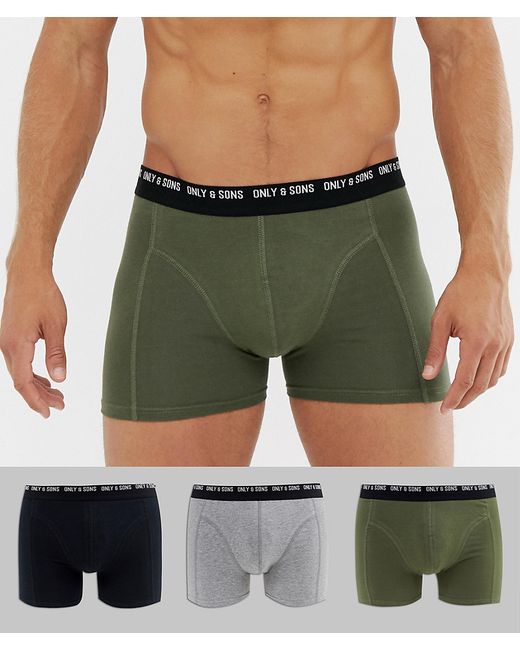 Only & Sons 3 Pack Trunks
