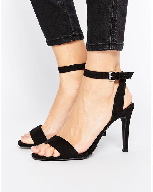 New Look Suedette Barely There Heeled Sandal