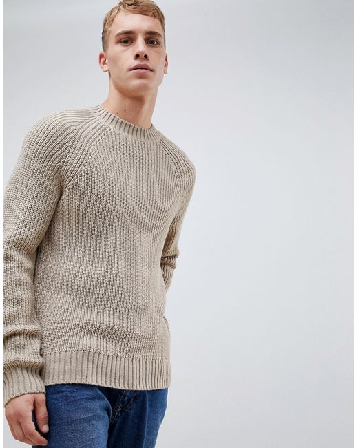 New Look raglan sweater in camel