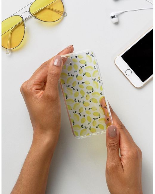 Signature Lemon Print Iphone 7 Case